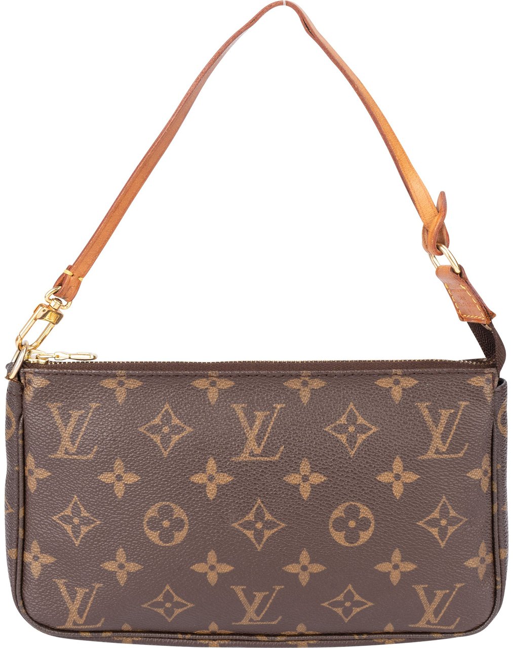Louis Vuitton Louis Vuitton Canvas Monogram Pochette Accessoire Handbag Bruin