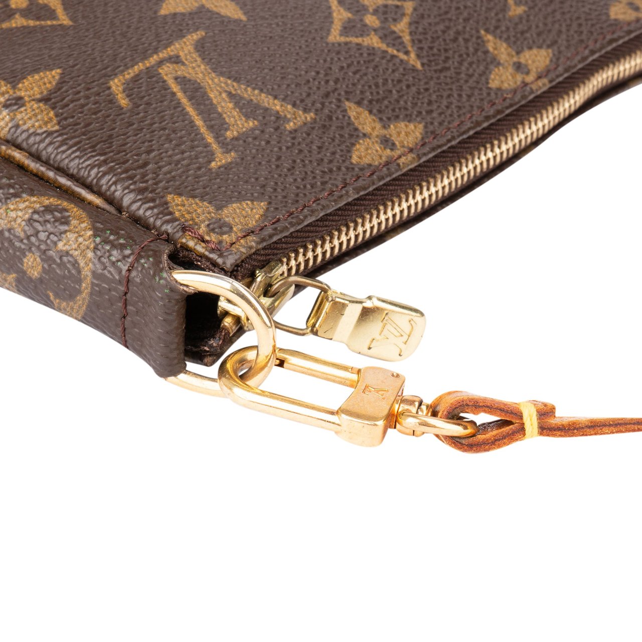 Louis Vuitton Louis Vuitton Canvas Monogram Pochette Accessoire Handbag Bruin
