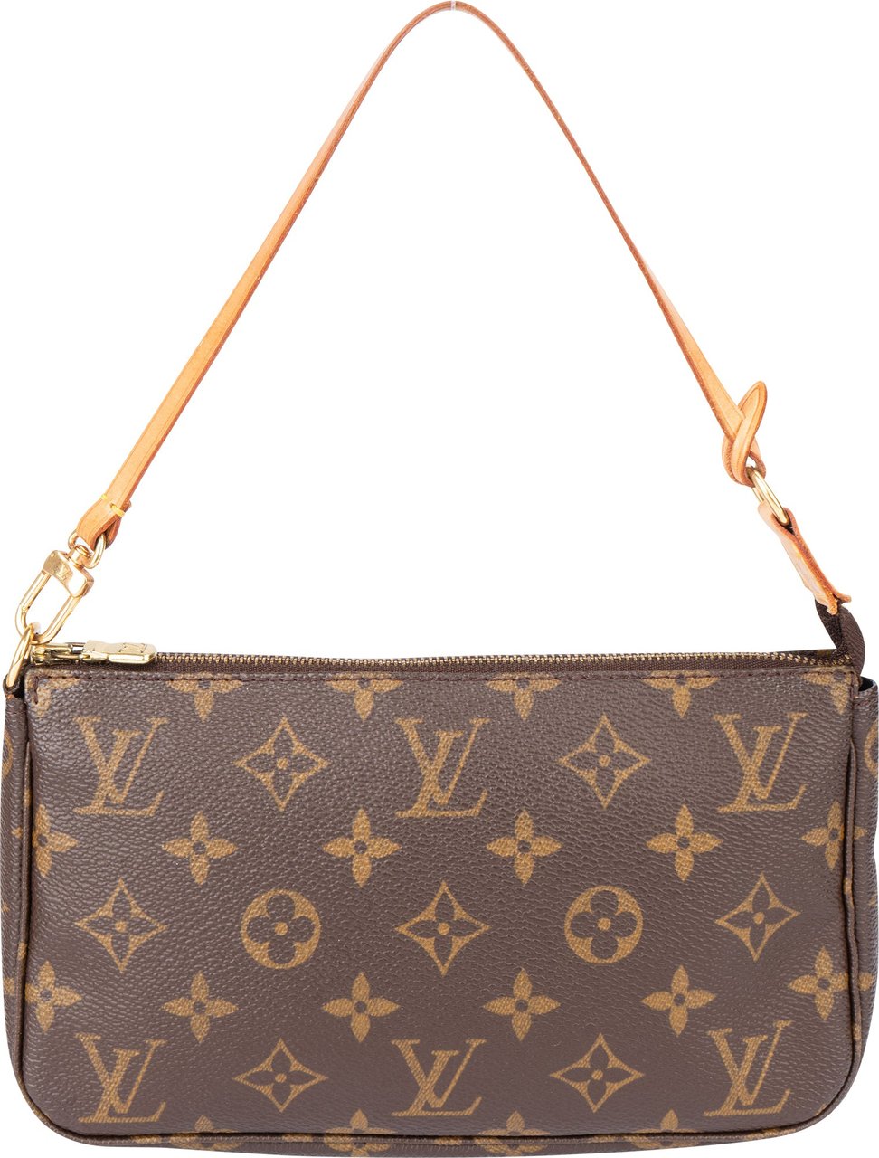 Louis Vuitton Louis Vuitton Canvas Monogram Pochette Accessoire Handbag Bruin