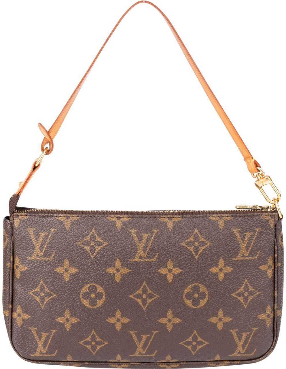 Louis Vuitton Louis Vuitton Canvas Monogram Pochette Accessoire Handbag Bruin
