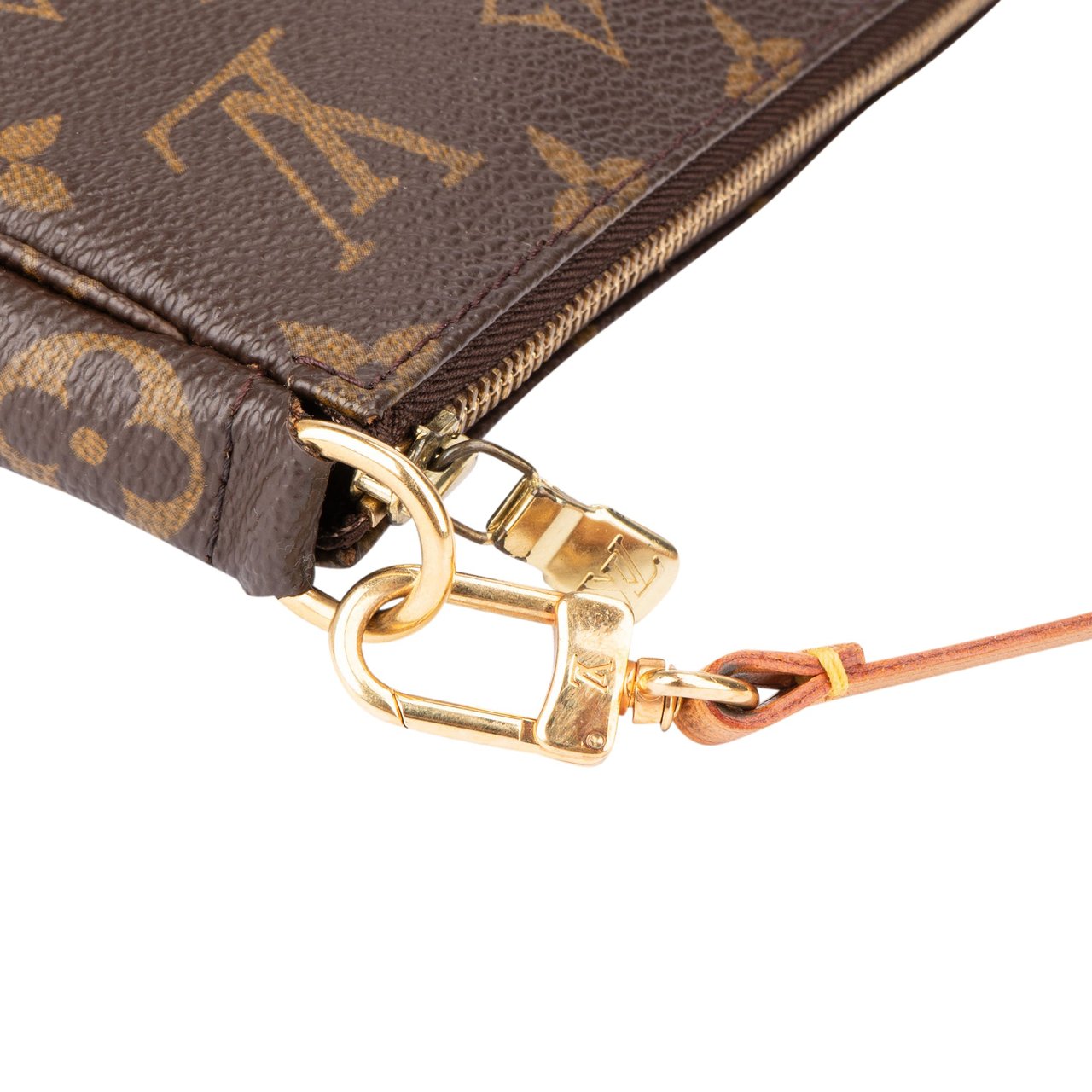 Louis Vuitton Louis Vuitton Canvas Monogram Pochette Accessoire Handbag Bruin