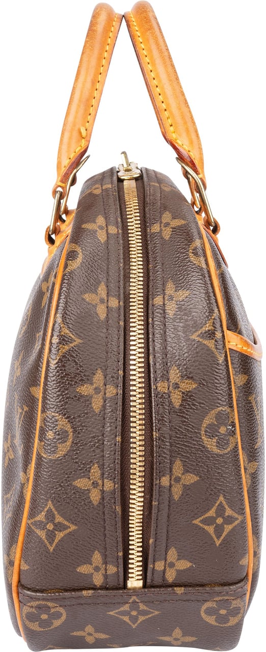 Louis Vuitton Canvas Monogram Trouville Handbag Bruin