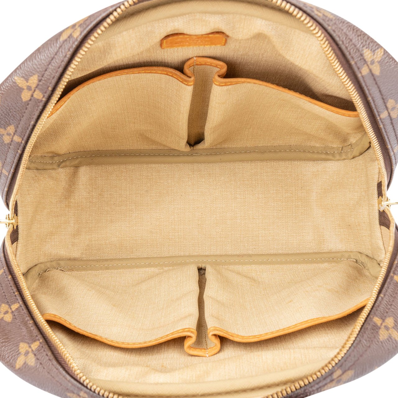 Louis Vuitton Canvas Monogram Trouville Handbag Bruin