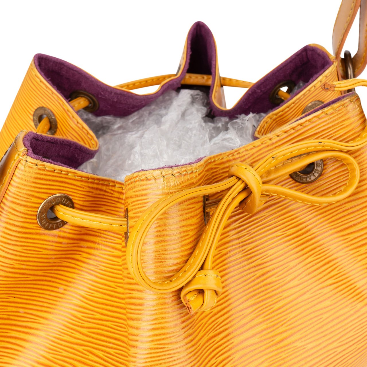 Louis Vuitton Louis Vuitton Yellow Epi Leather Sac Noe Petit Shoulder Bag Geel