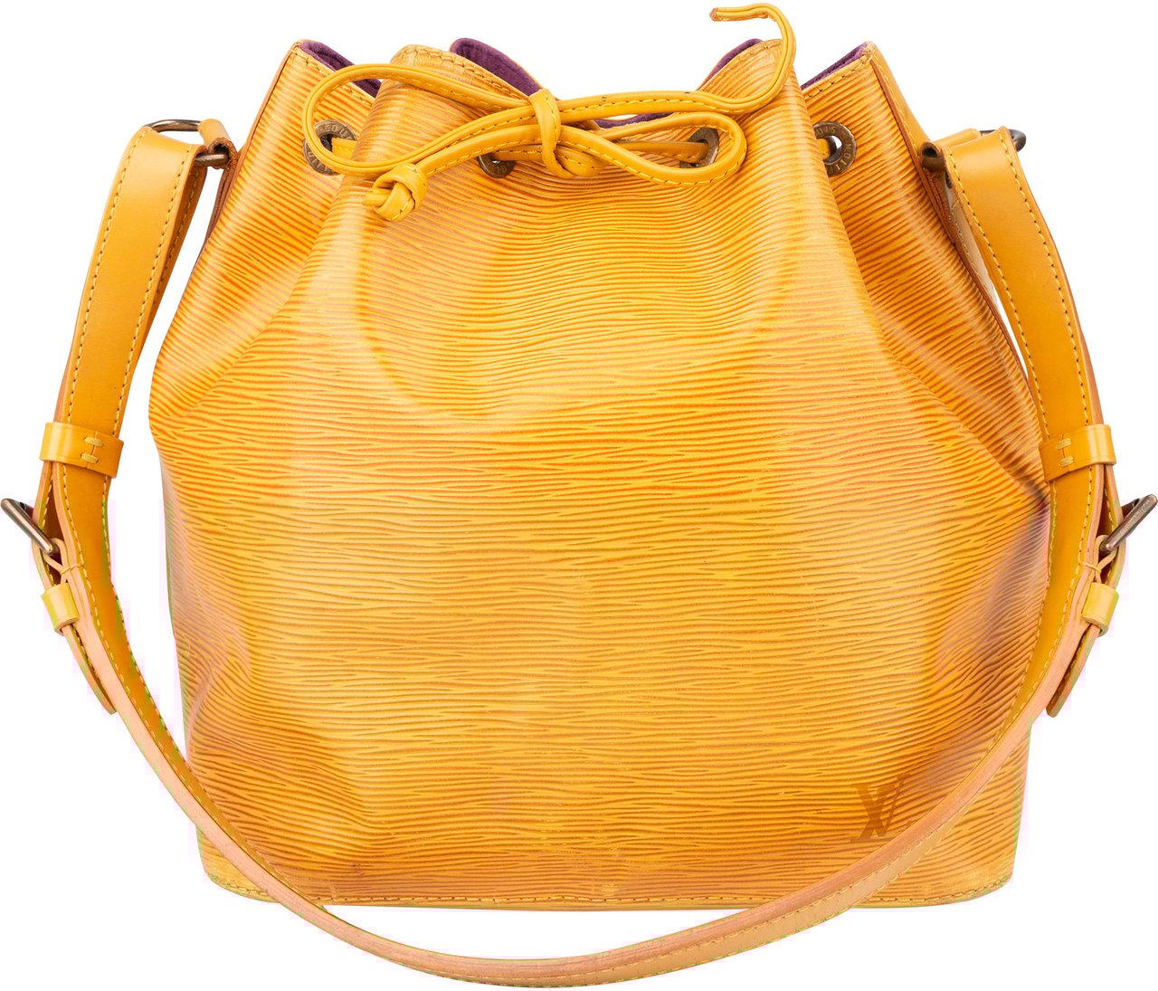 Louis Vuitton Louis Vuitton Yellow Epi Leather Sac Noe Petit Shoulder Bag Geel