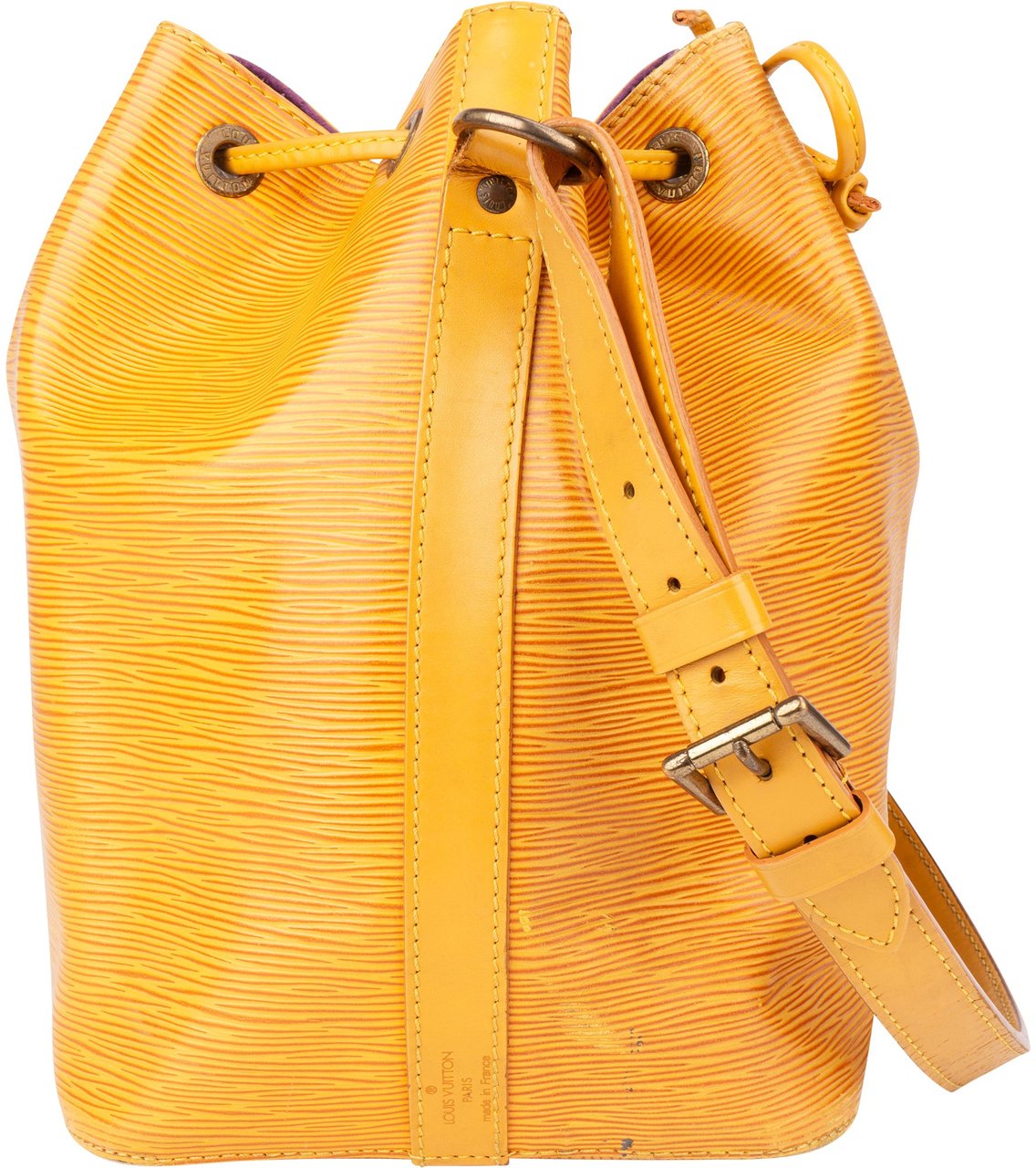 Louis Vuitton Louis Vuitton Yellow Epi Leather Sac Noe Petit Shoulder Bag Geel