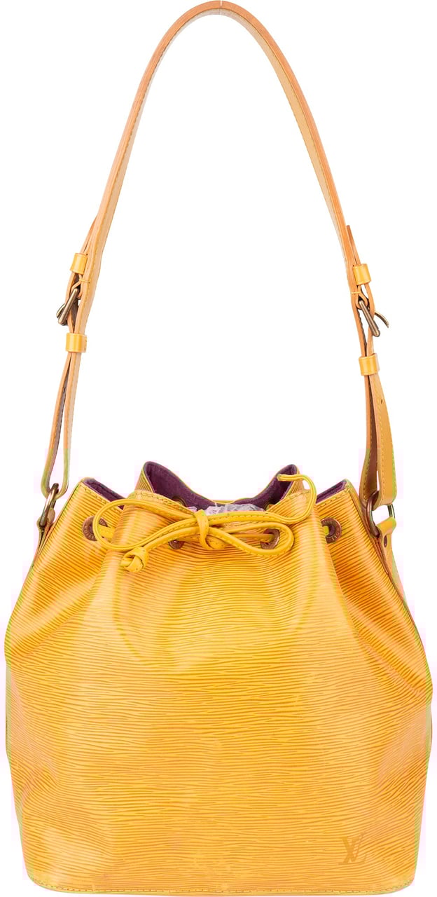 Louis Vuitton Louis Vuitton Yellow Epi Leather Sac Noe Petit Shoulder Bag Geel