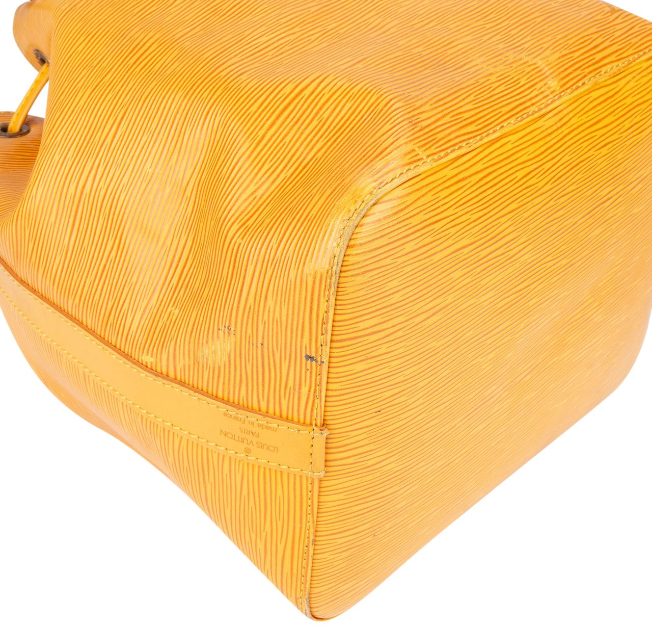 Louis Vuitton Louis Vuitton Yellow Epi Leather Sac Noe Petit Shoulder Bag Geel