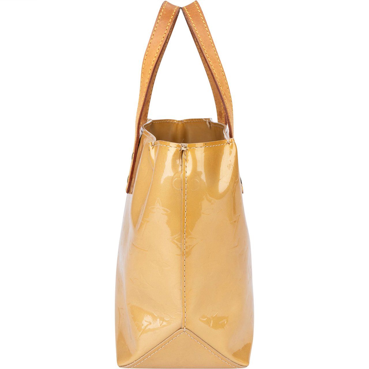 Louis Vuitton Louis Vuitton Vernis Monogram Reade PM Handbag Geel