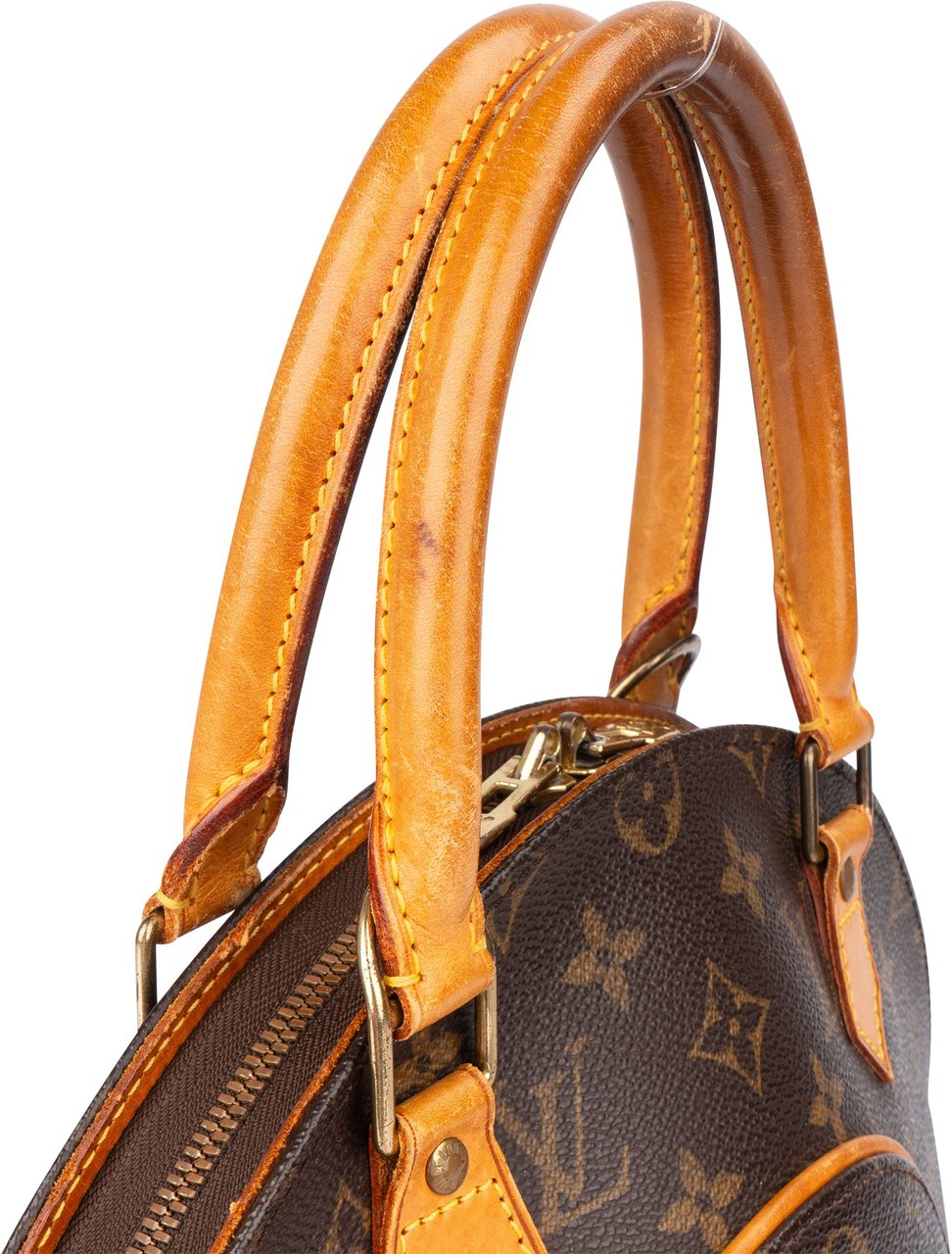 Louis Vuitton Louis Vuitton Canvas Monogram Ellipse PM Handbag Bruin