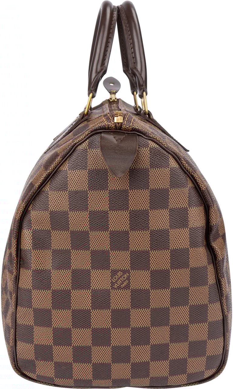 Louis Vuitton Louis Vuitton Damier Ebene Monogram Speedy 30 Handbag Bruin