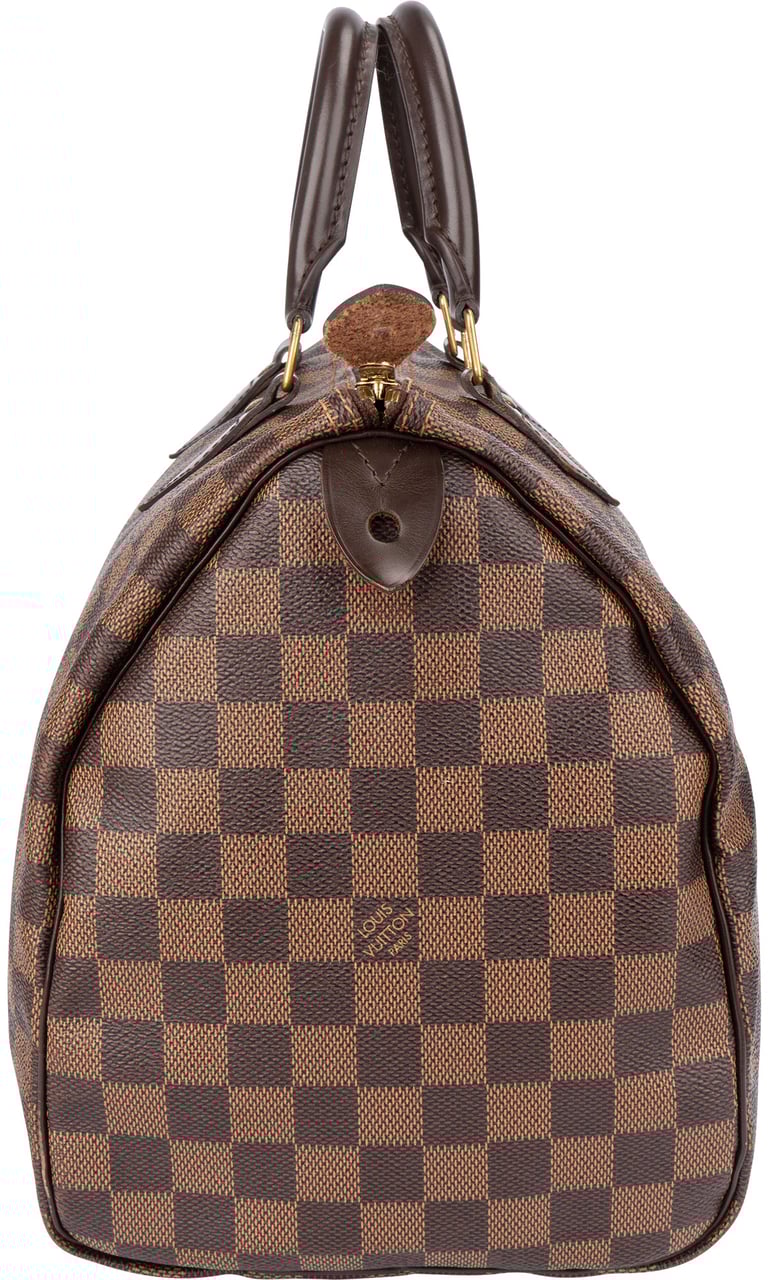 Louis Vuitton Louis Vuitton Damier Ebene Monogram Speedy 30 Handbag Bruin