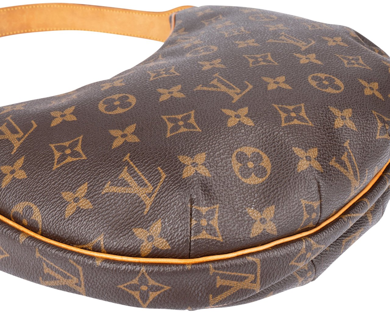 Louis Vuitton Louis Vuitton Canvas Monogram Croissant MM Shoulder Bag Bruin