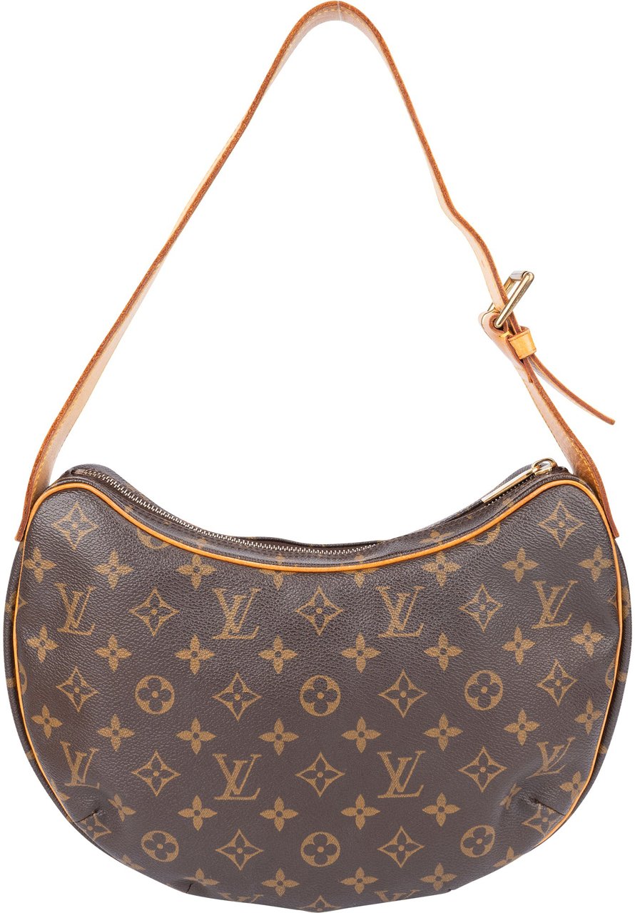 Louis Vuitton Louis Vuitton Canvas Monogram Croissant MM Shoulder Bag Bruin