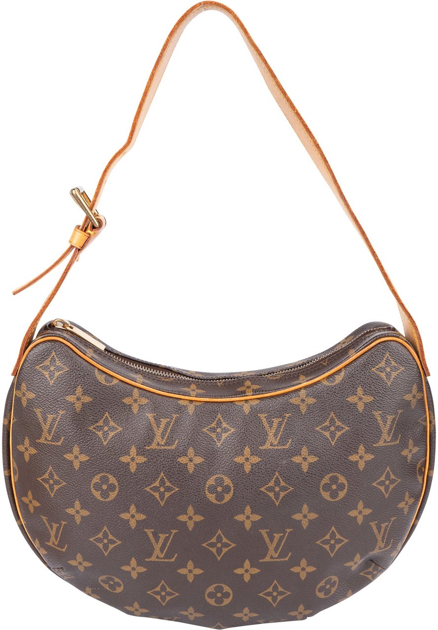 Louis Vuitton Louis Vuitton Canvas Monogram Croissant MM Shoulder Bag Bruin