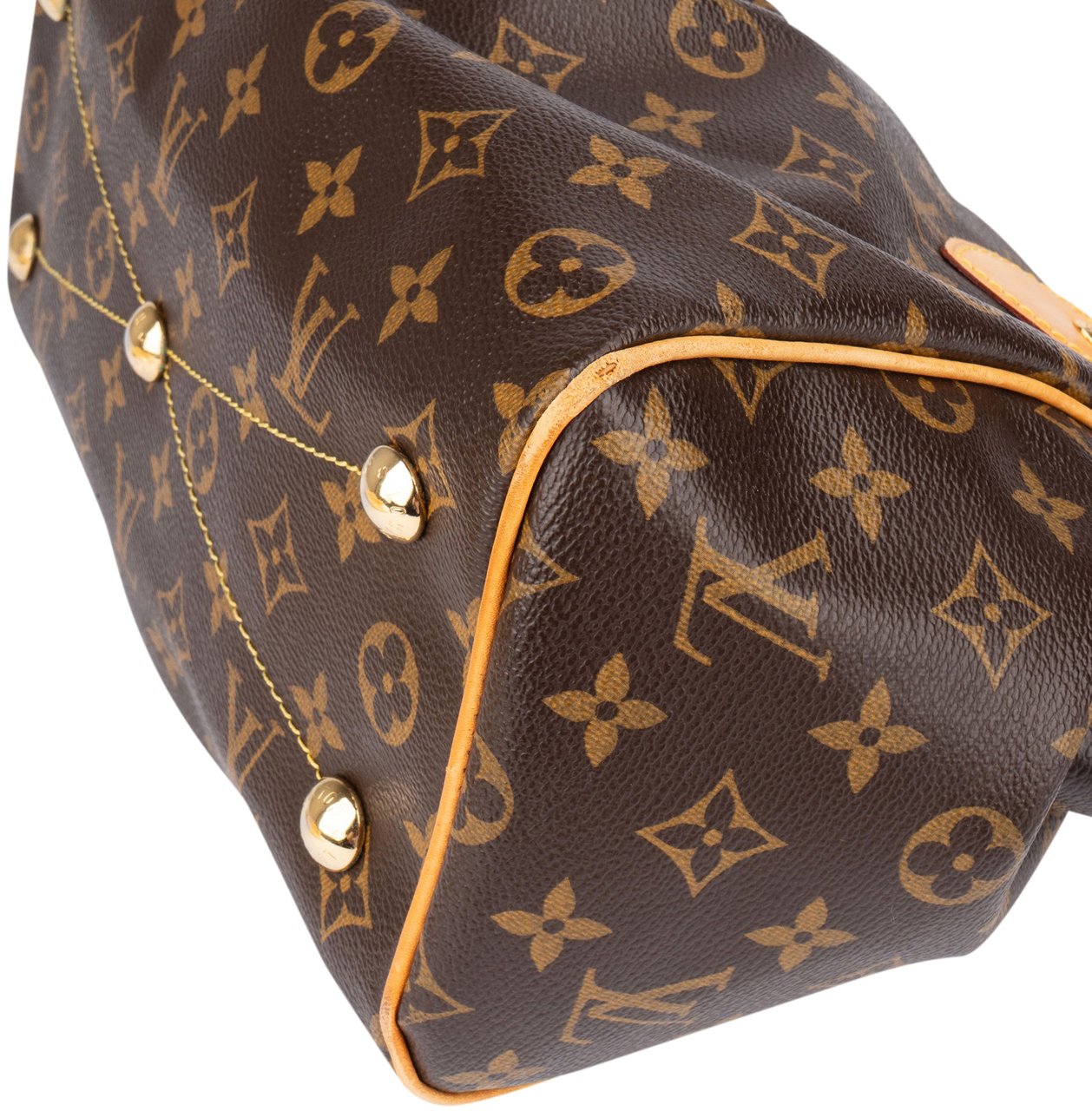 Louis Vuitton Louis Vuitton Canvas Monogram Tivoli PM Handbag Bruin