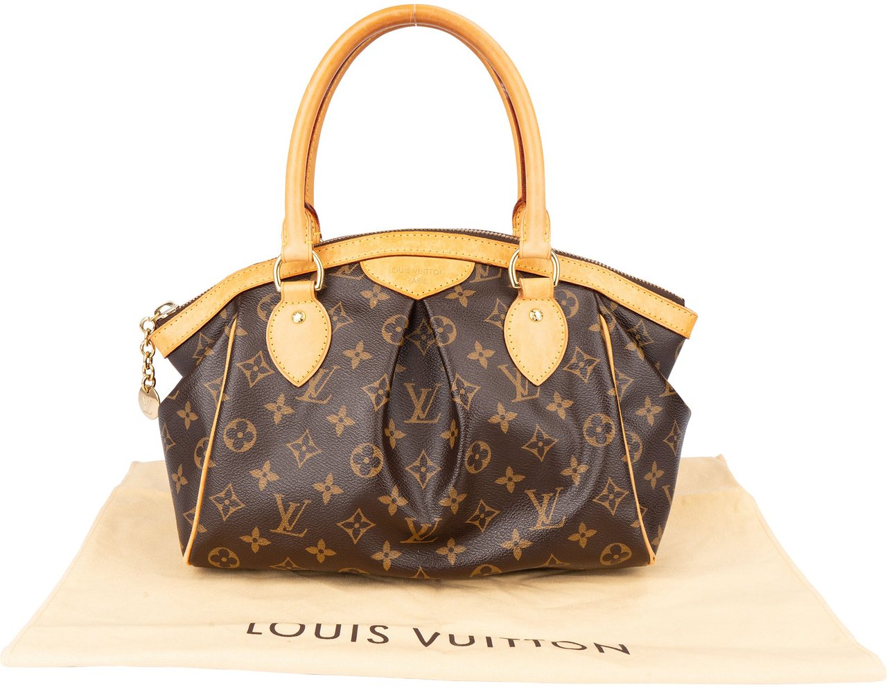 Louis Vuitton Louis Vuitton Canvas Monogram Tivoli PM Handbag Bruin