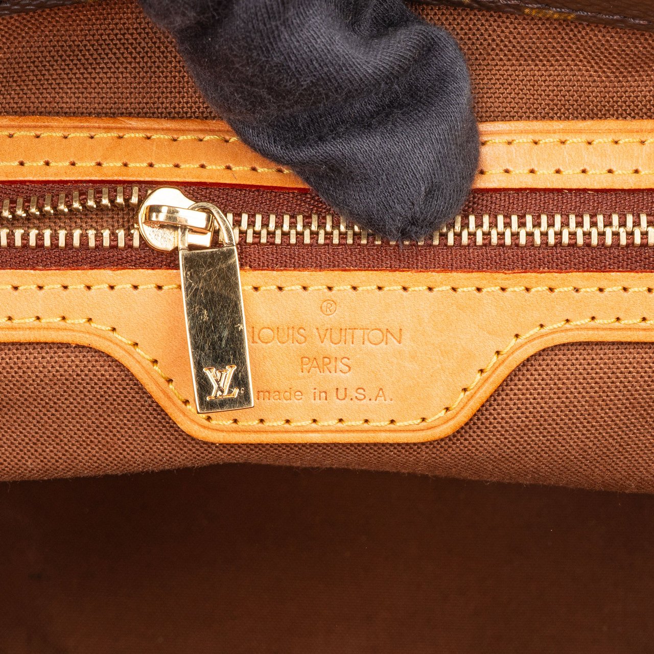 Louis Vuitton Louis Vuitton Canvas Monogram Cabas Piano Shoulder Bag Bruin