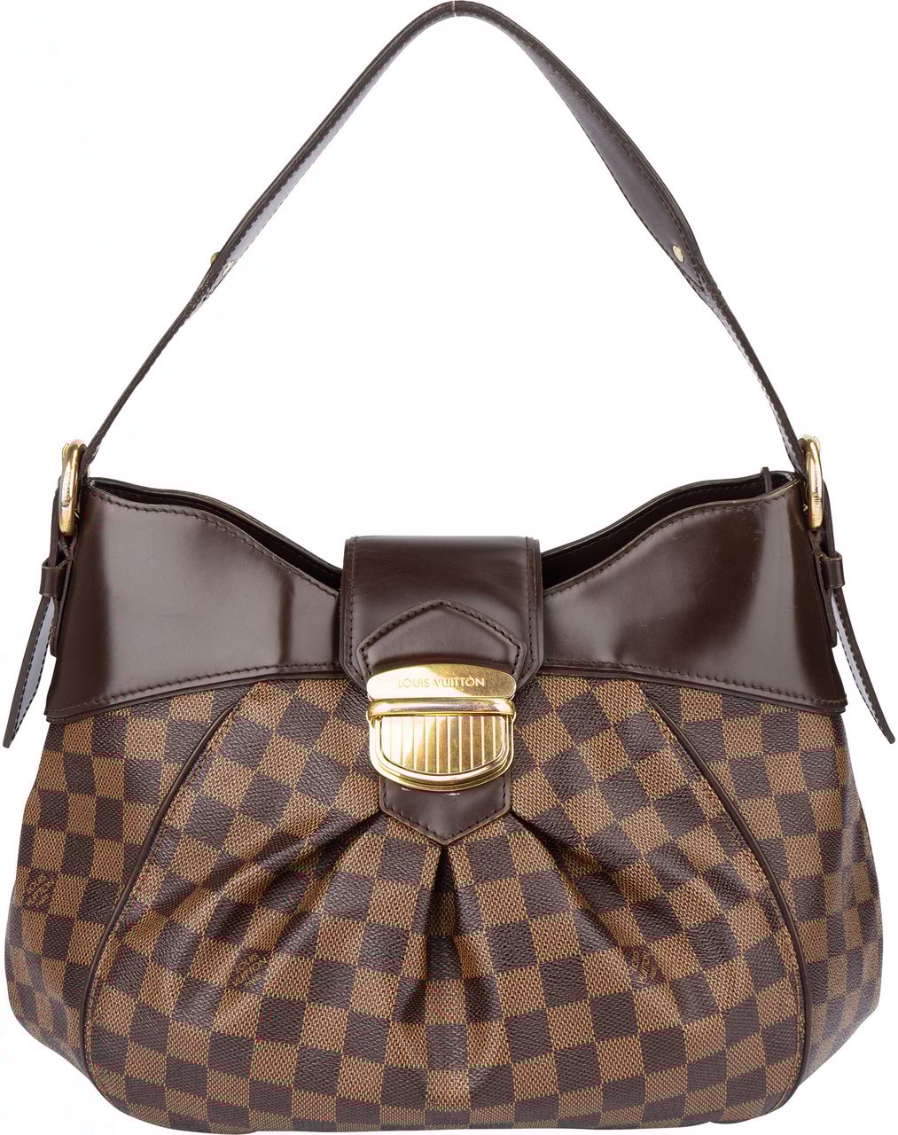 Louis Vuitton Louis Vuitton Damier Ebene Monogram Sistina MM Shoulder Bag Bruin