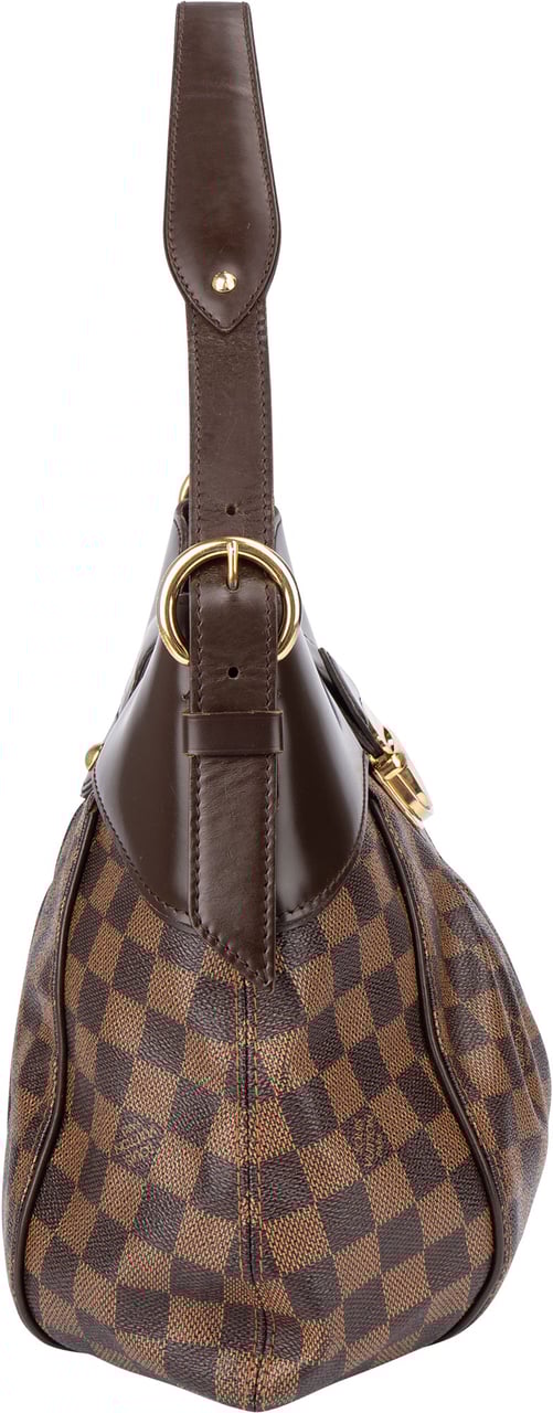 Louis Vuitton Louis Vuitton Damier Ebene Monogram Sistina MM Shoulder Bag Bruin