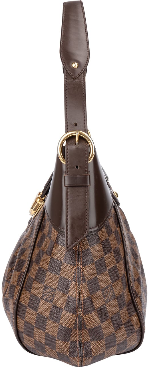 Louis Vuitton Louis Vuitton Damier Ebene Monogram Sistina MM Shoulder Bag Bruin