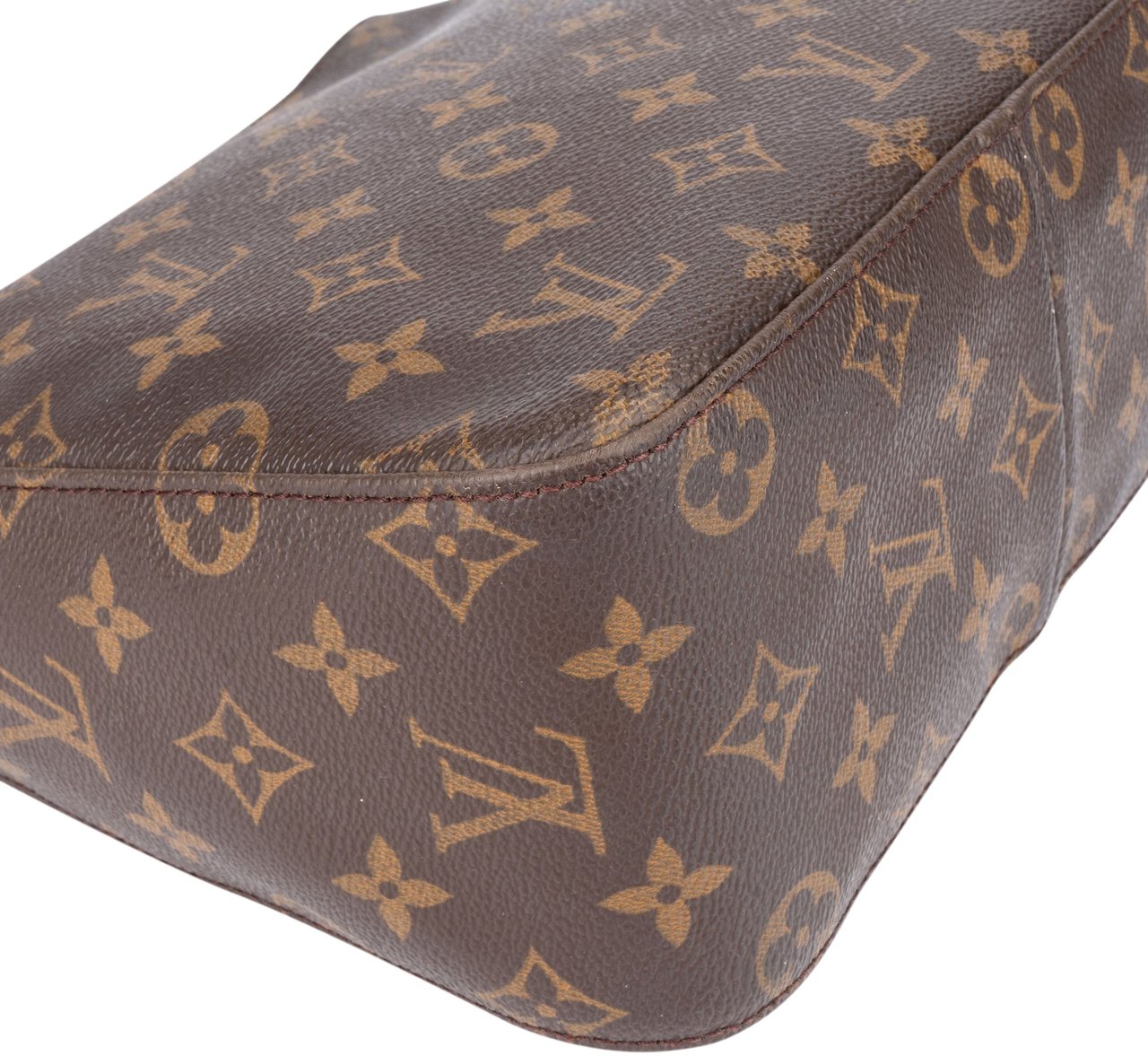 Louis Vuitton Louis Vuitton Canvas Monogram Looping MM Shoulder Bag Bruin