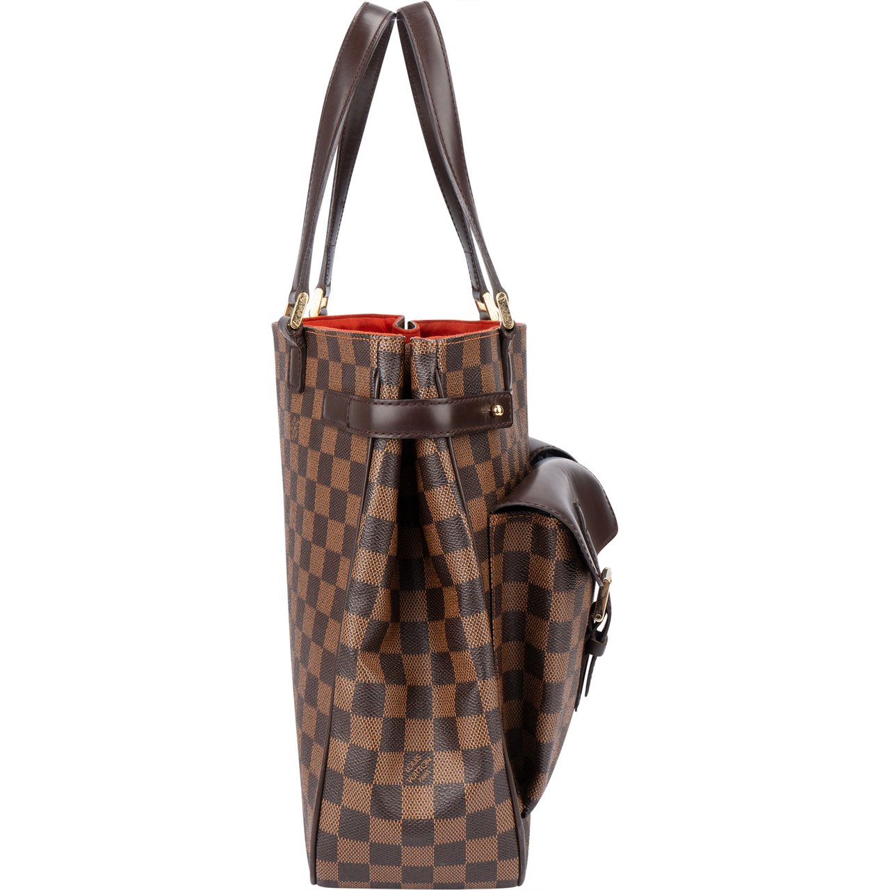 Louis Vuitton Louis Vuitton Damier Ebene Monogram Uzes Handbag Bruin