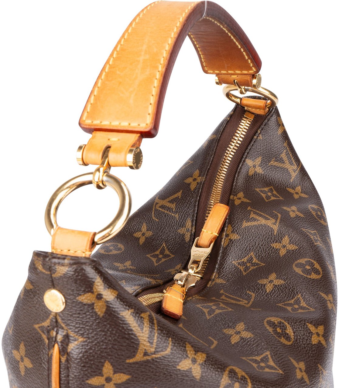 Louis Vuitton Louis Vuitton Canvas Monogram Sully PM Handbag Bruin