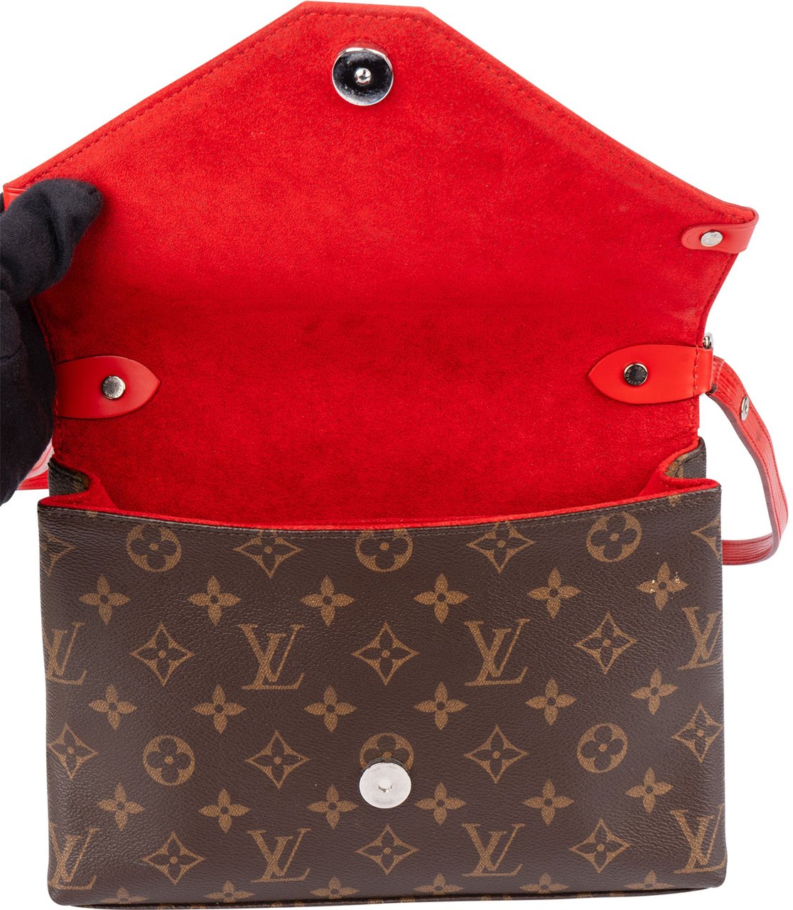 Louis Vuitton Louis Vuitton Canvas Epi Saint Michel PM Crossbody Bag Bruin