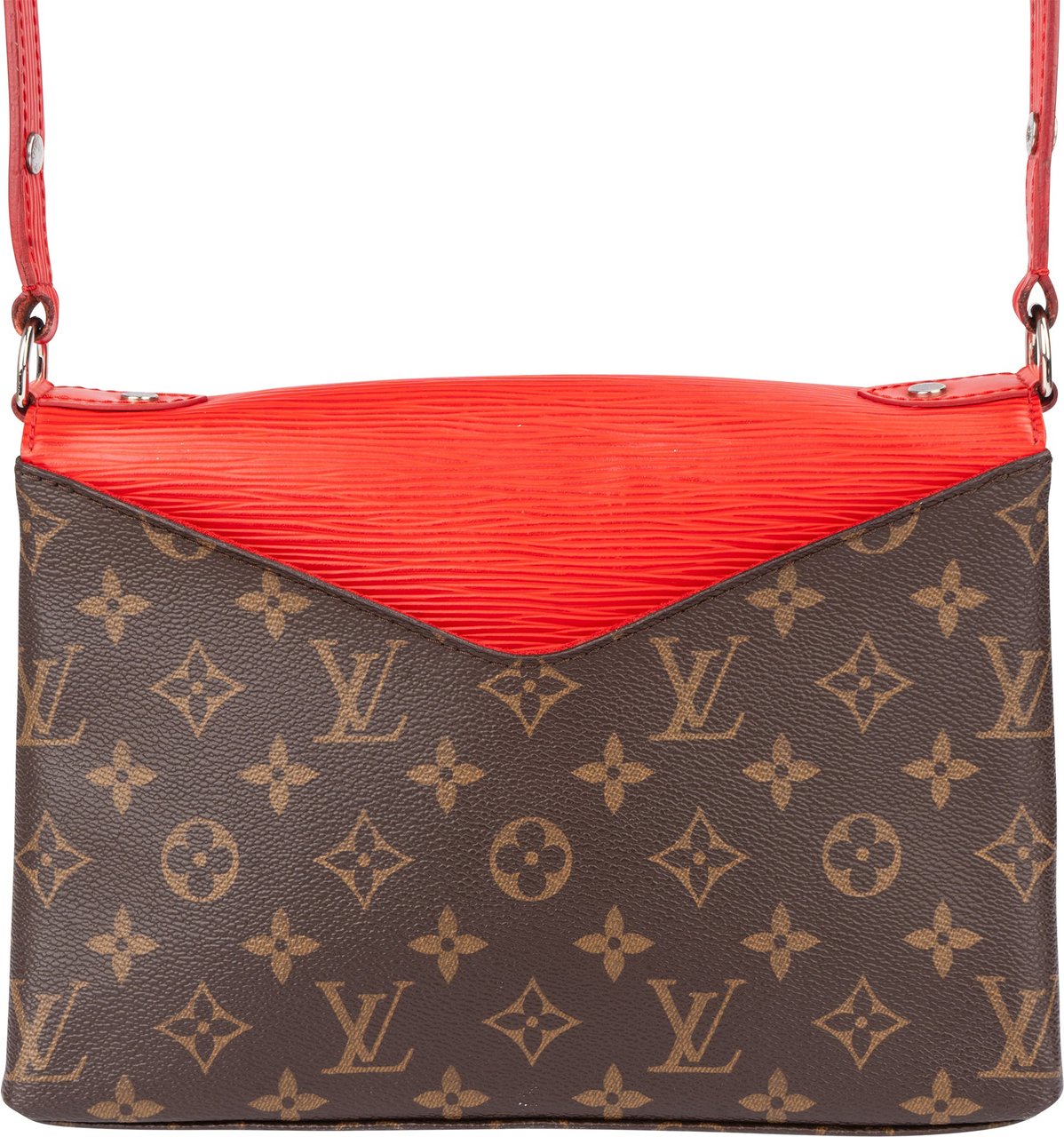 Louis Vuitton Louis Vuitton Canvas Epi Saint Michel PM Crossbody Bag Bruin