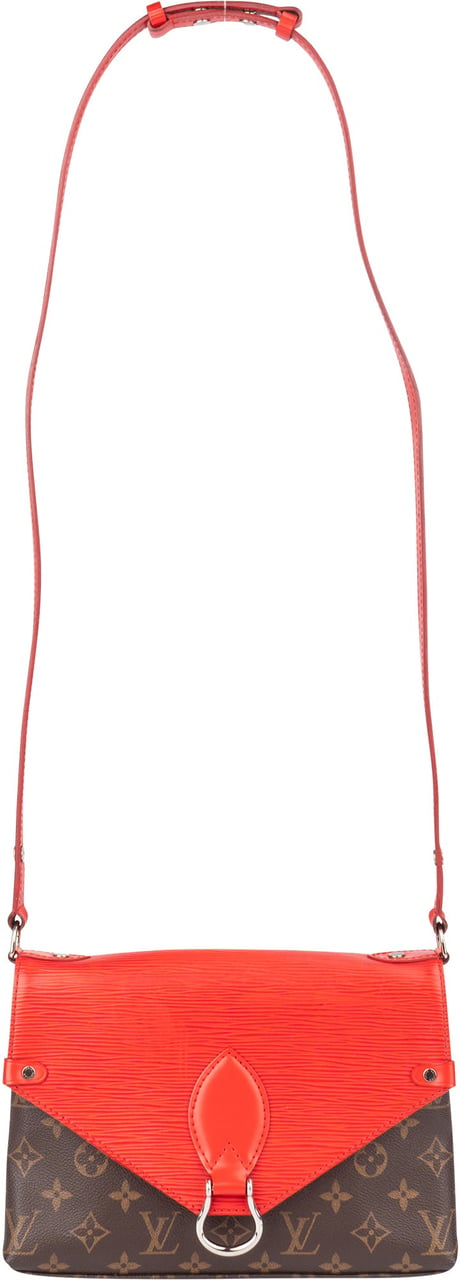 Louis Vuitton Canvas Epi Saint Michel PM Crossbody Bag Bruin