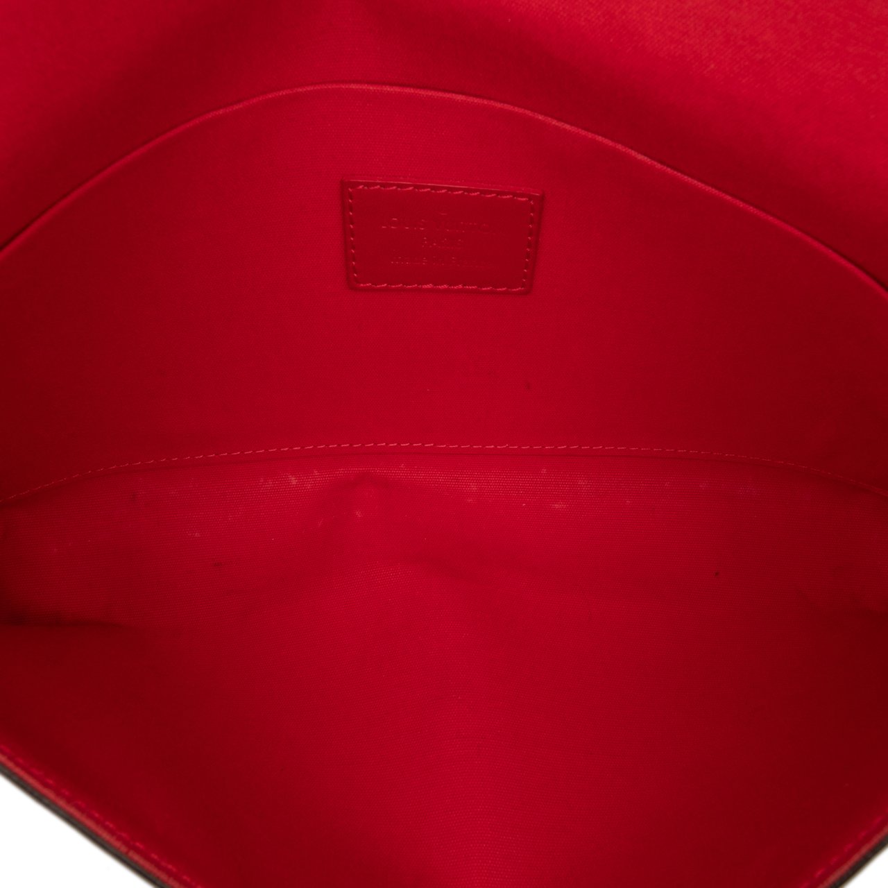 Louis Vuitton Monogram Vernis Pochette Felicie Rood