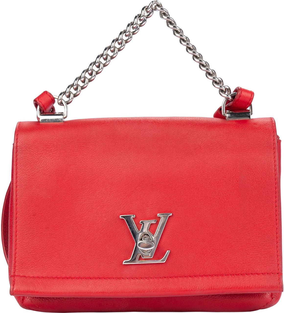 Louis Vuitton Lockme BB Red Leather Crossbody Bag Divers