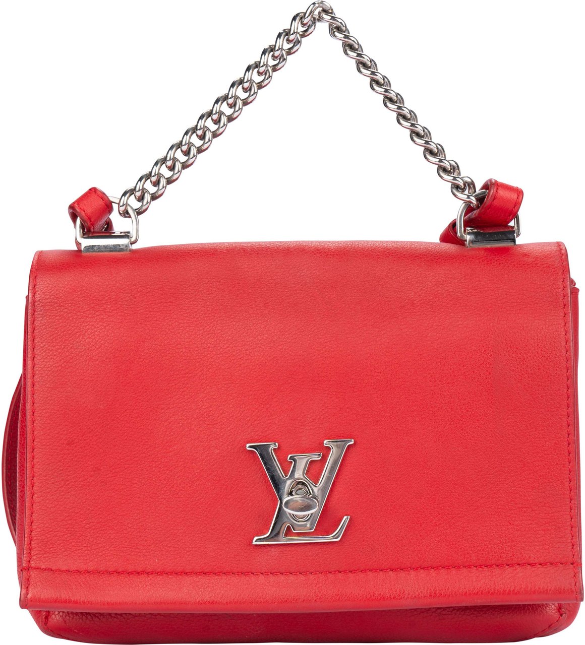 Louis Vuitton Louis Vuitton Lockme BB Red Leather Crossbody Bag Divers