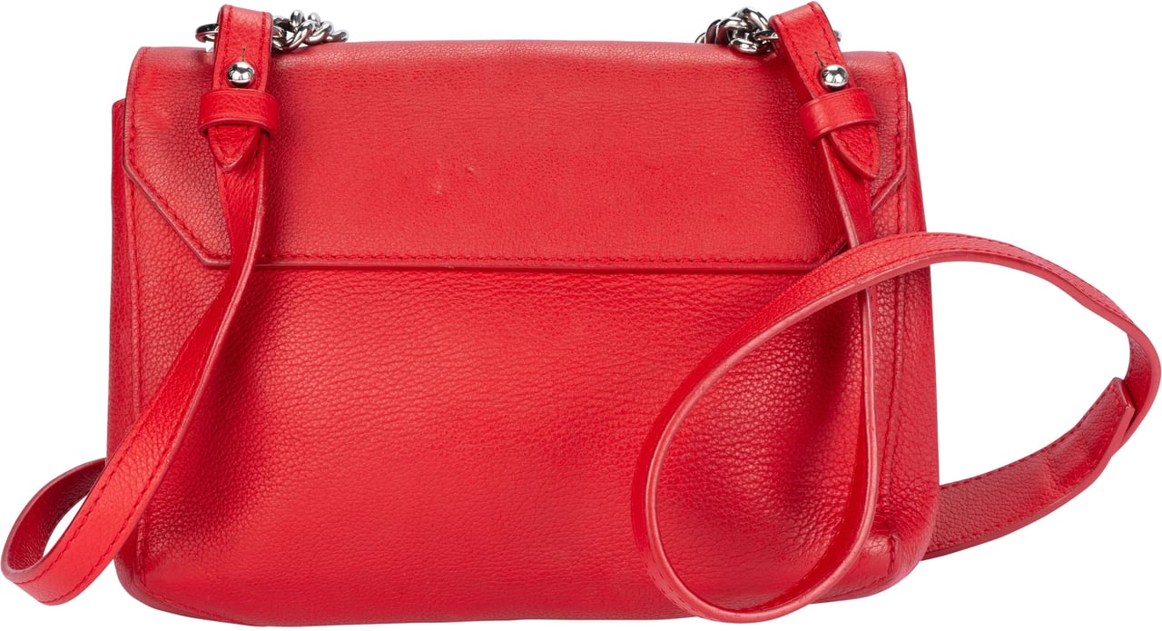 Louis Vuitton Lockme BB Red Leather Crossbody Bag Divers