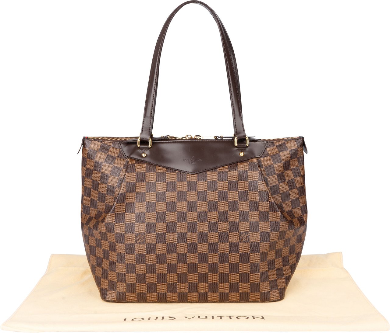 Louis Vuitton Louis Vuitton Damier Ebene Monogram Westminster GM Handbag Bruin