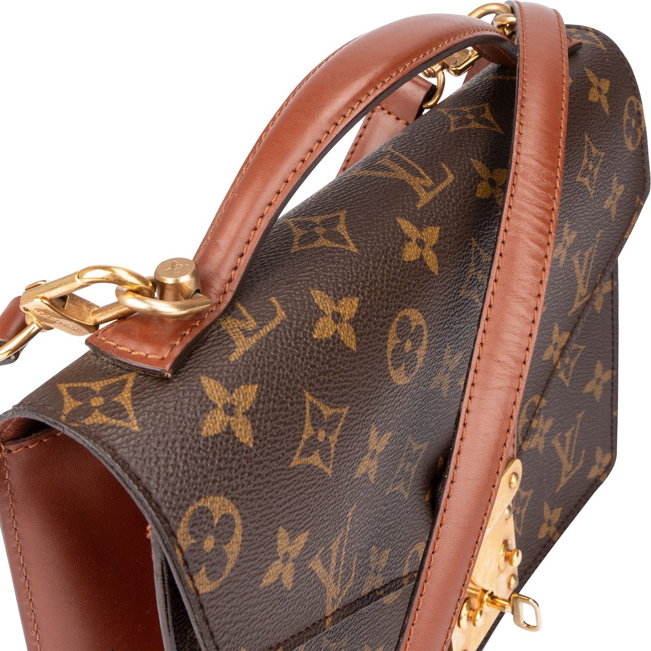 Louis Vuitton Louis Vuitton Canvas Monogram Monceau Handbag Bruin