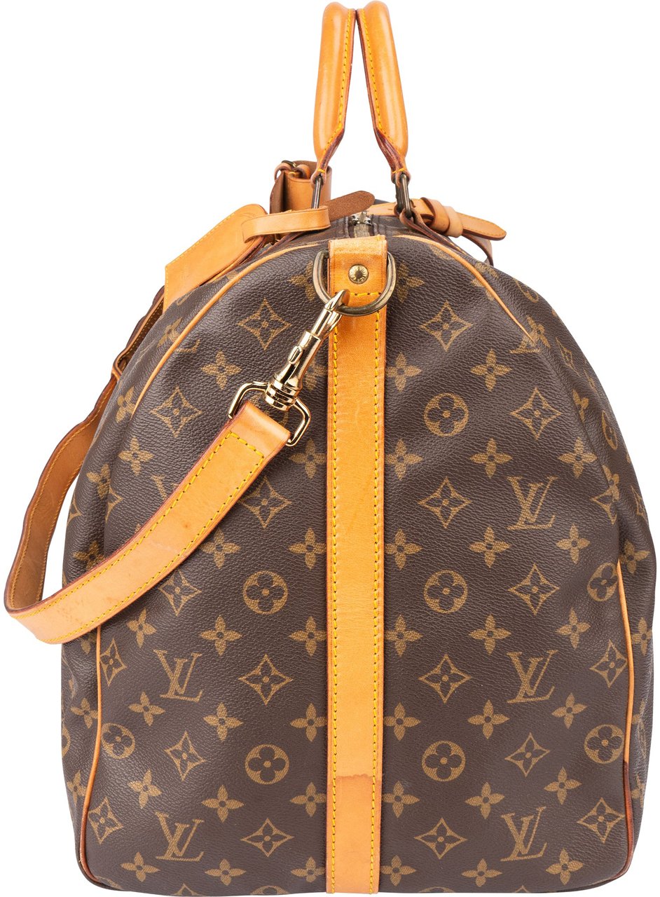 Louis Vuitton Louis Vuitton Canvas Monogram Keepall 60 Bandouliere Bruin