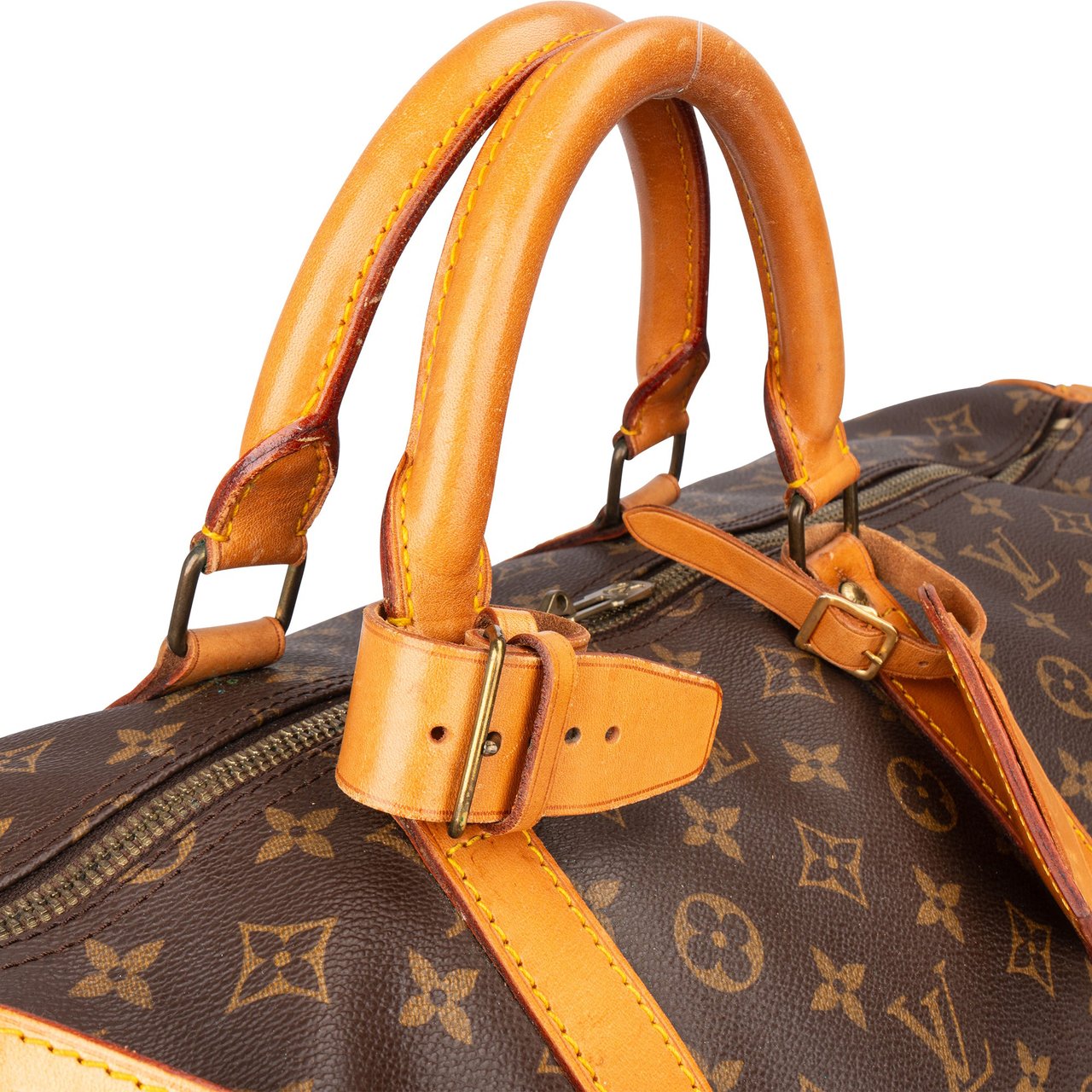 Louis Vuitton Louis Vuitton Canvas Monogram Keepall 60 Bandouliere Bruin