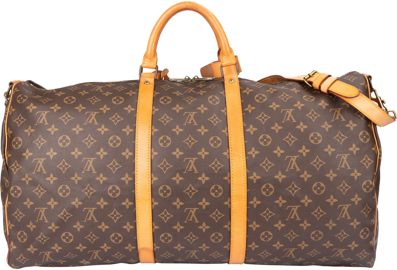 Louis Vuitton Louis Vuitton Canvas Monogram Keepall 60 Bandouliere Bruin