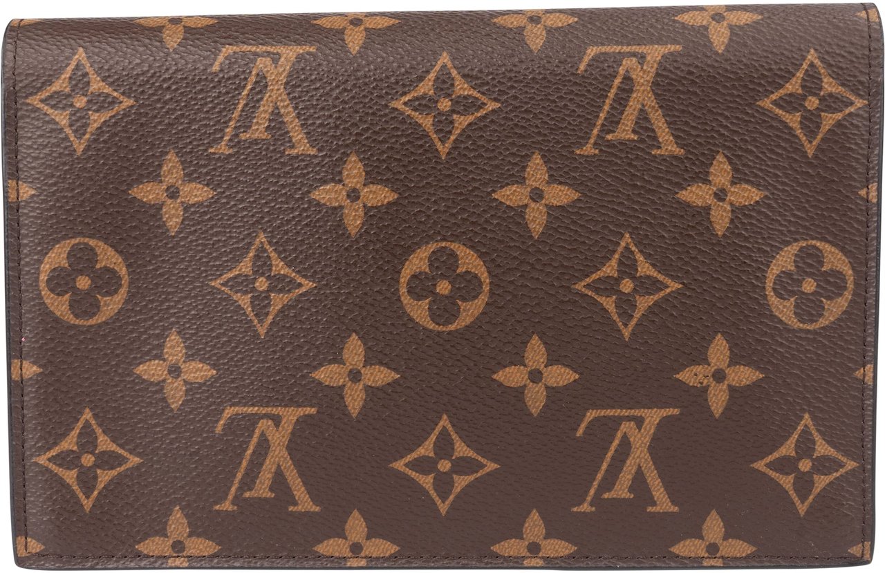 Louis Vuitton Louis Vuitton Canvas Monogram Flore Wallet On Chain Crossbody Bag Bruin
