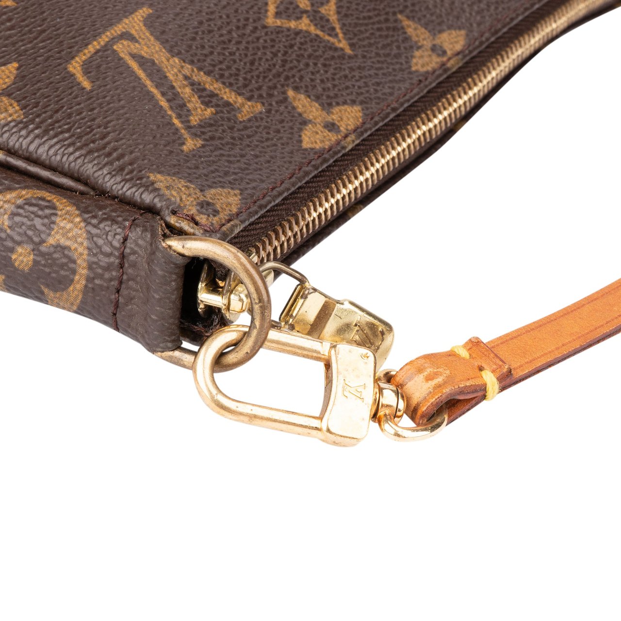Louis Vuitton Louis Vuitton Canvas Monogram Pochette Accessoire Handbag Bruin
