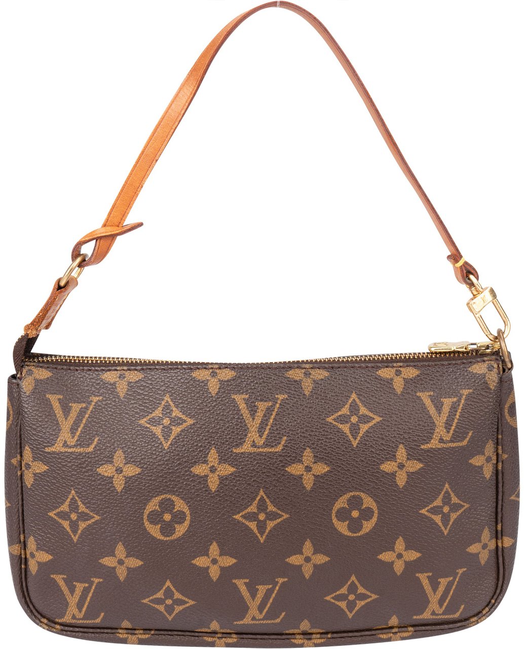 Louis Vuitton Louis Vuitton Canvas Monogram Pochette Accessoire Handbag Bruin