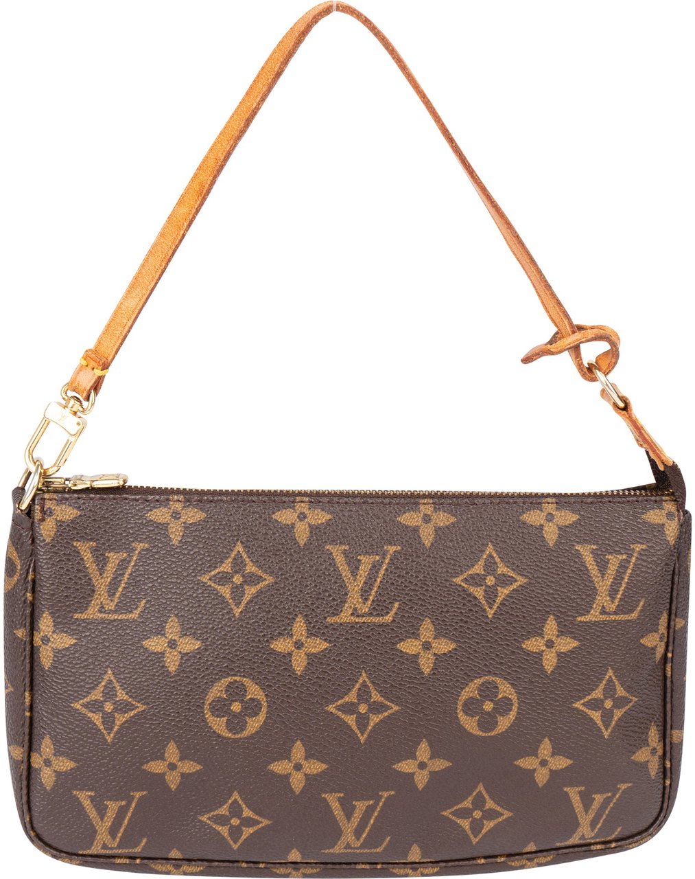 Louis Vuitton Louis Vuitton Canvas Monogram Pochette Accessoire Handbag Bruin