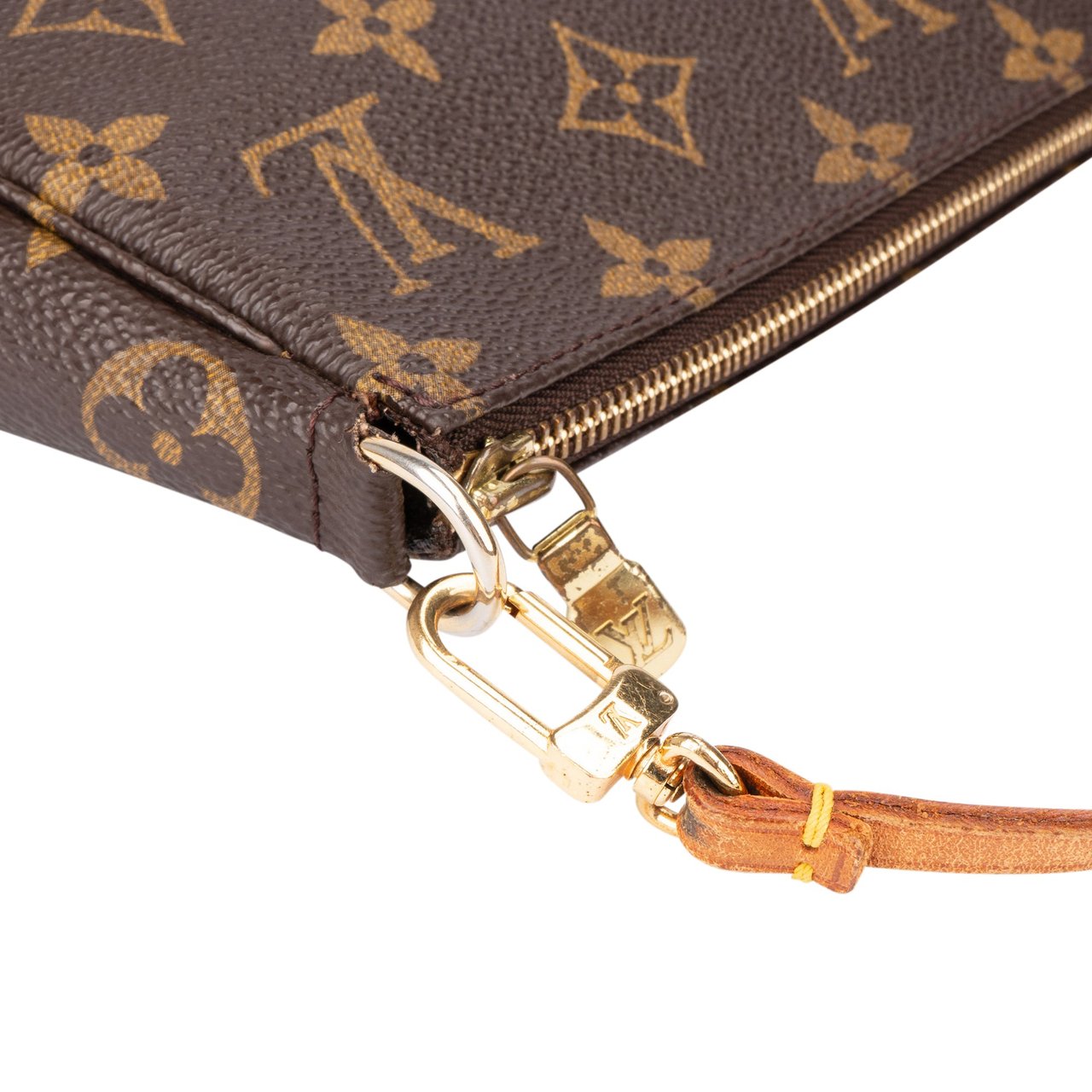 Louis Vuitton Louis Vuitton Canvas Monogram Pochette Accessoire Handbag Bruin