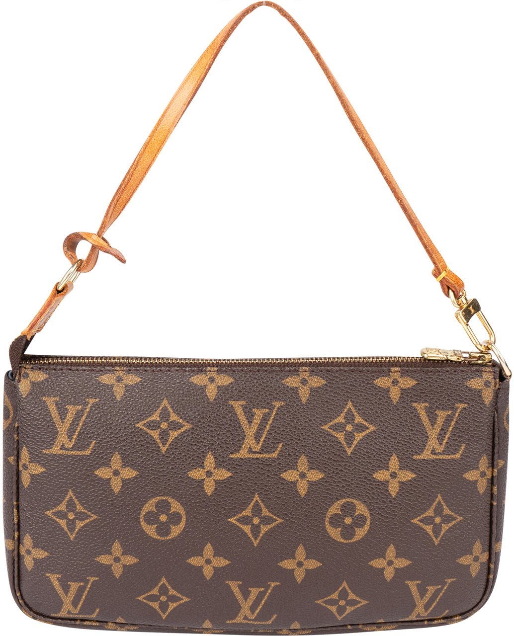 Louis Vuitton Louis Vuitton Canvas Monogram Pochette Accessoire Handbag Bruin