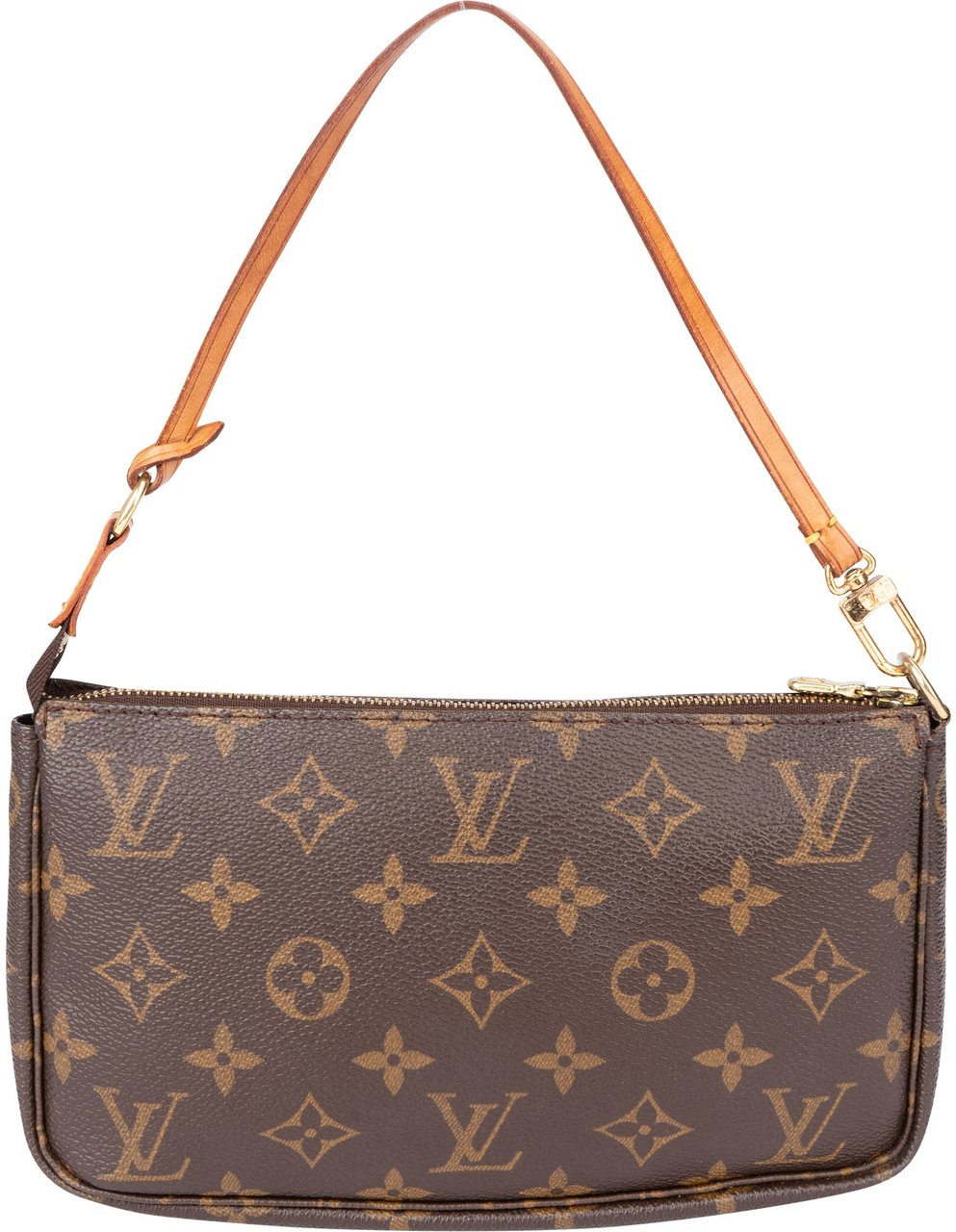 Louis Vuitton Louis Vuitton Canvas Monogram Pochette Accessoire Handbag Bruin