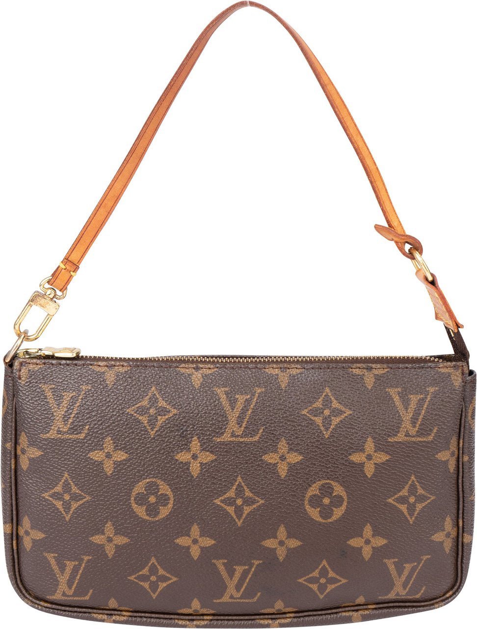 Louis Vuitton Louis Vuitton Canvas Monogram Pochette Accessoire Handbag Bruin