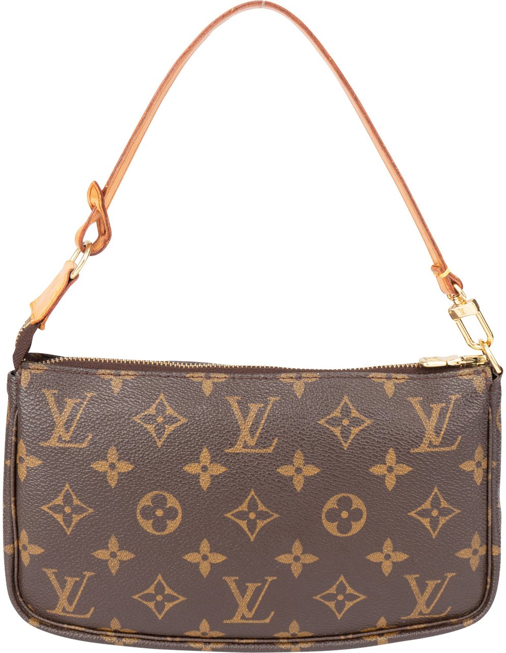 Louis Vuitton Louis Vuitton Canvas Monogram Pochette Accessoire Handbag Bruin