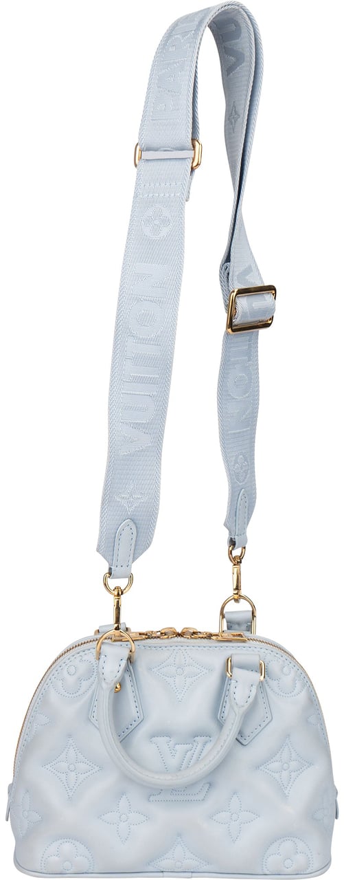 Louis Vuitton Louis Vuitton Ice Blue Bubblegram Alma BB Handbag Blauw